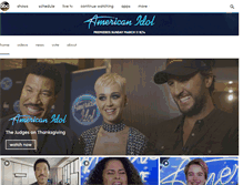 Tablet Screenshot of americanidol.com